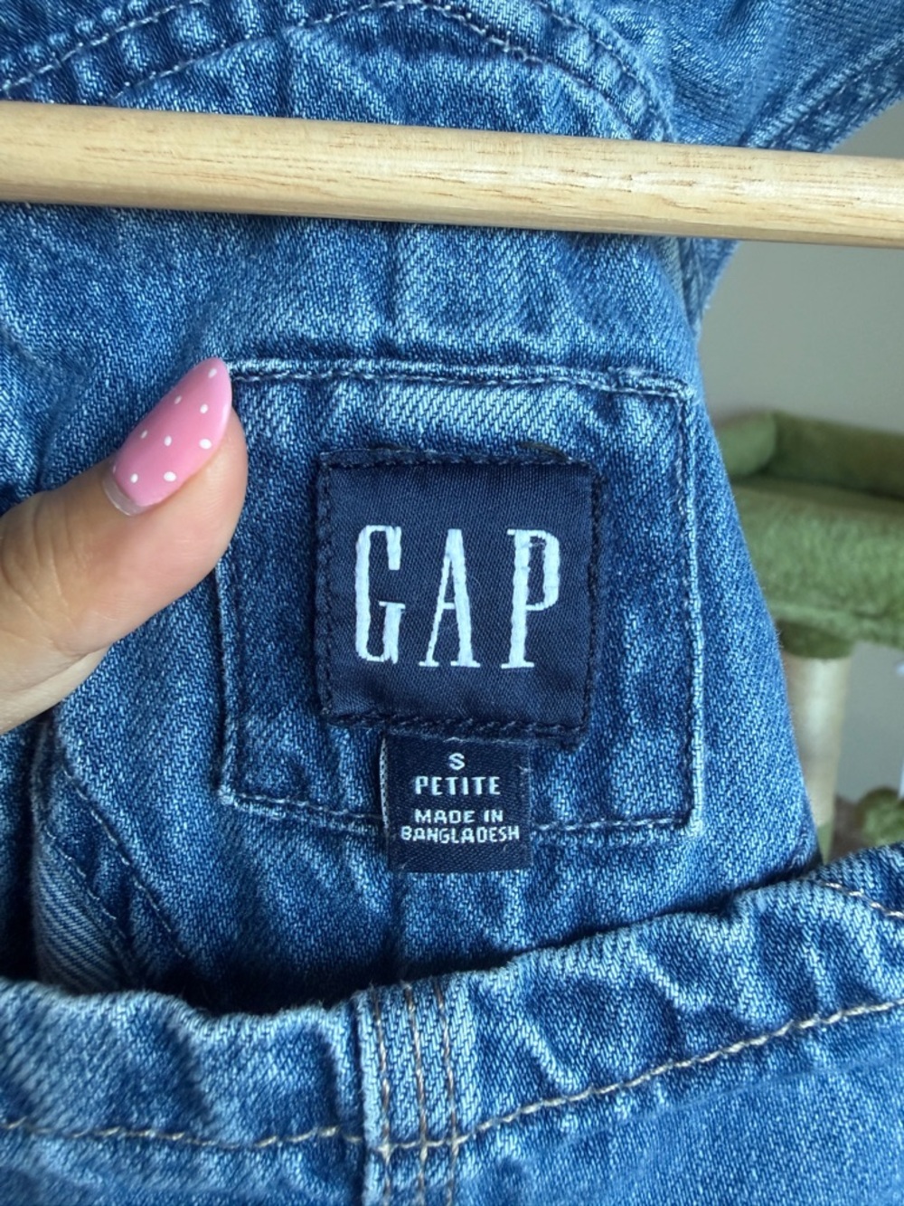 GAP DENIM SHORTALLS - Picture 4 of 5